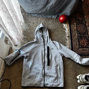 Nike Tech Light Gray fleece Jacket